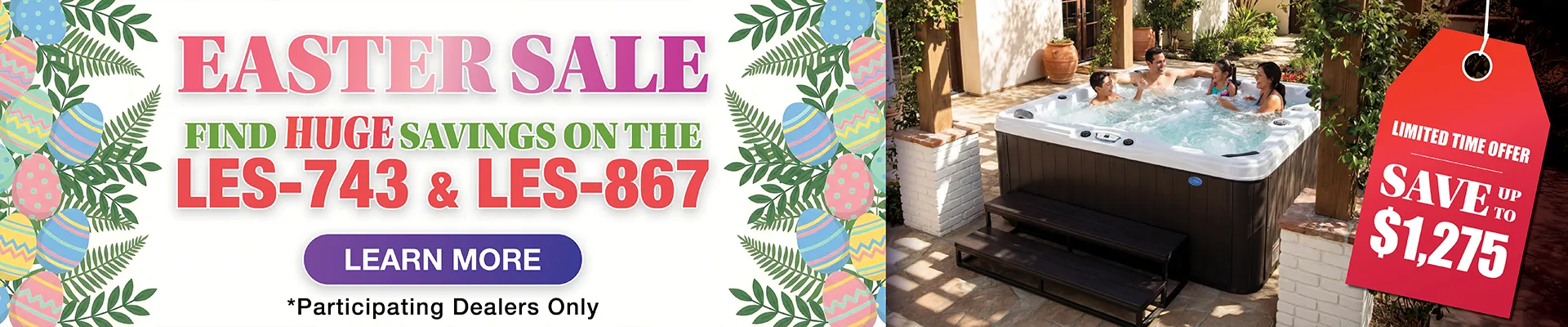 Calspas hot tub being used in a family setting - Portugal